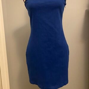 NWT Zara Strapless Overdyed Denim Bandeau Mini Dress Size M